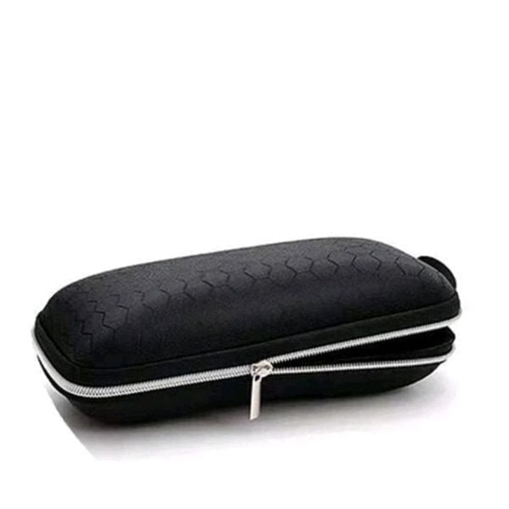 Black Honeycomb Pattern Eye Glasses Case